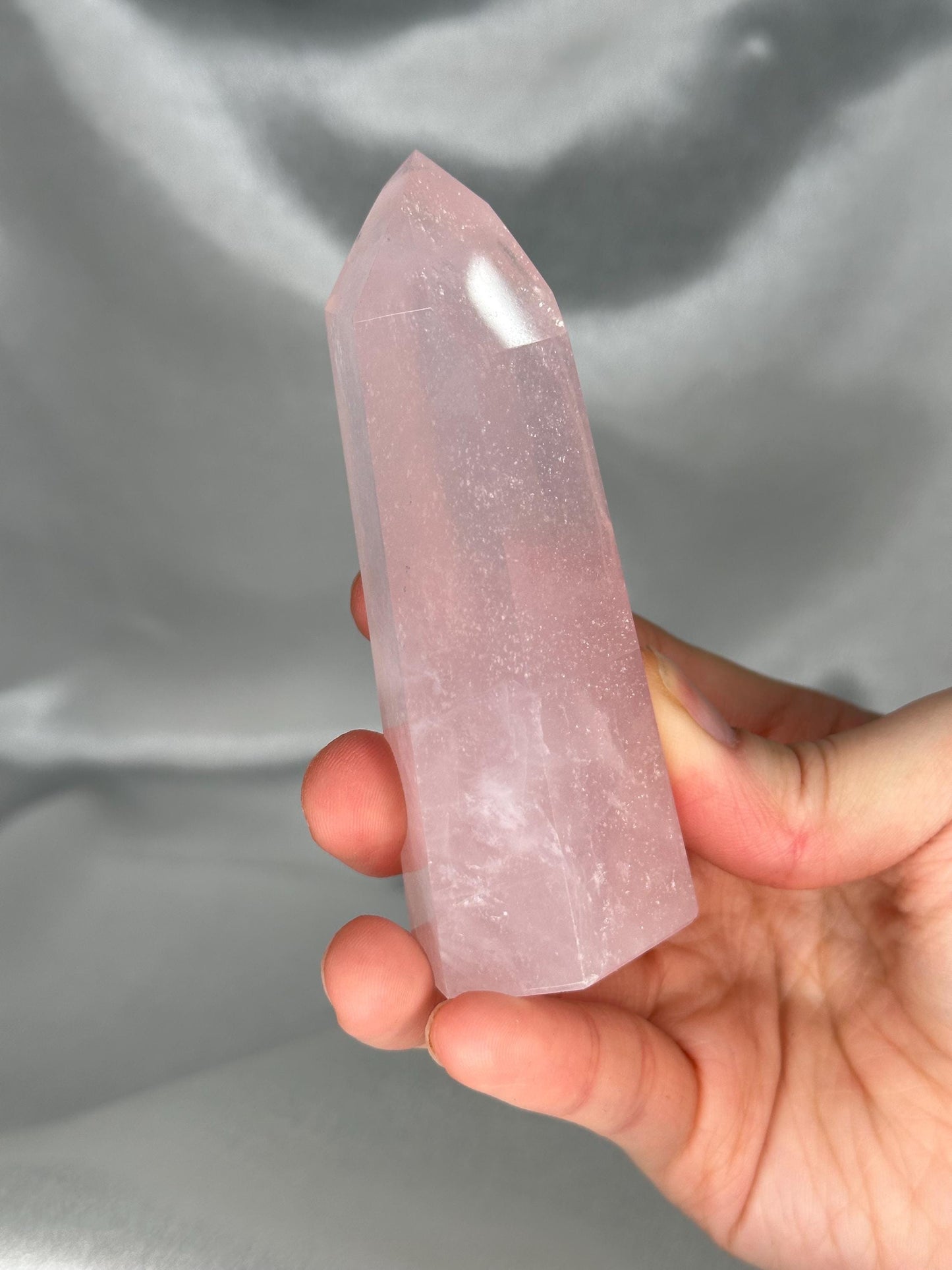 Rose Quartz Towers | YOU PICK! | Brazil | Natural Pink Crystal Point | Raw Standing Rose Quartz for Decor, Energy Work & Crystal Collectors