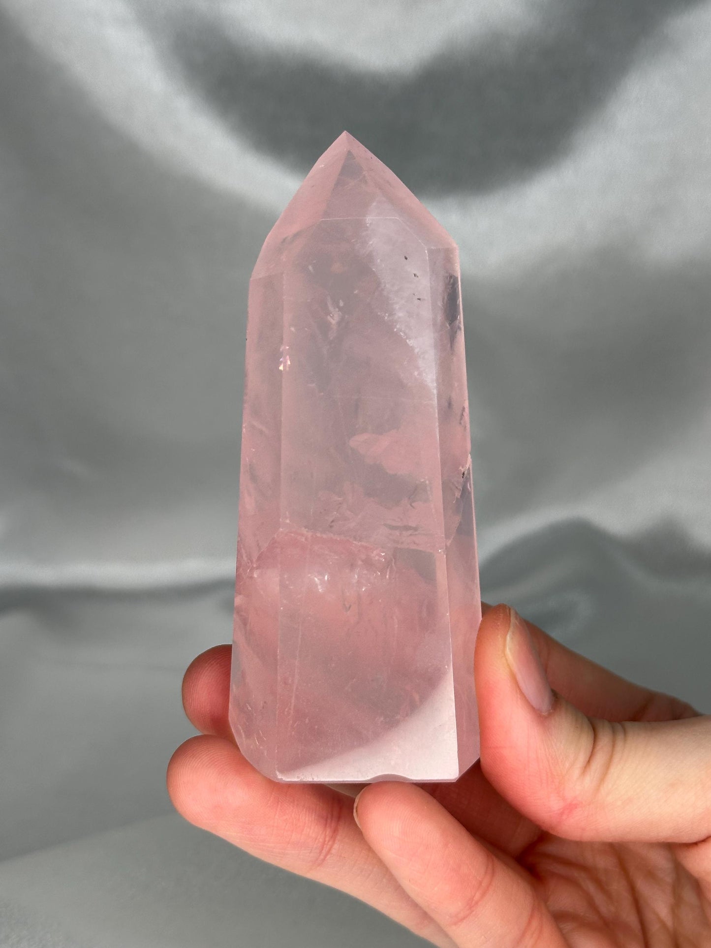 Rose Quartz Towers | YOU PICK! | Brazil | Natural Pink Crystal Point | Raw Standing Rose Quartz for Decor, Energy Work & Crystal Collectors