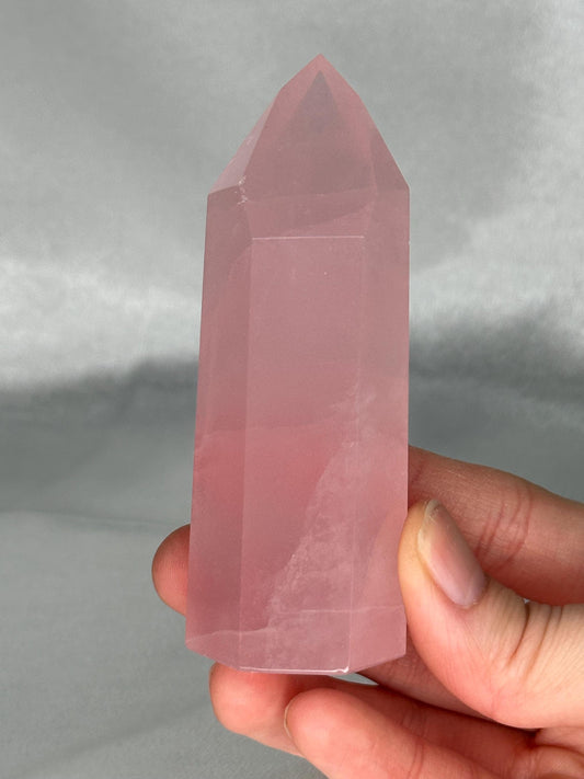 Rose Quartz Towers | YOU PICK! | Brazil | Natural Pink Crystal Point | Raw Standing Rose Quartz for Decor, Energy Work & Crystal Collectors