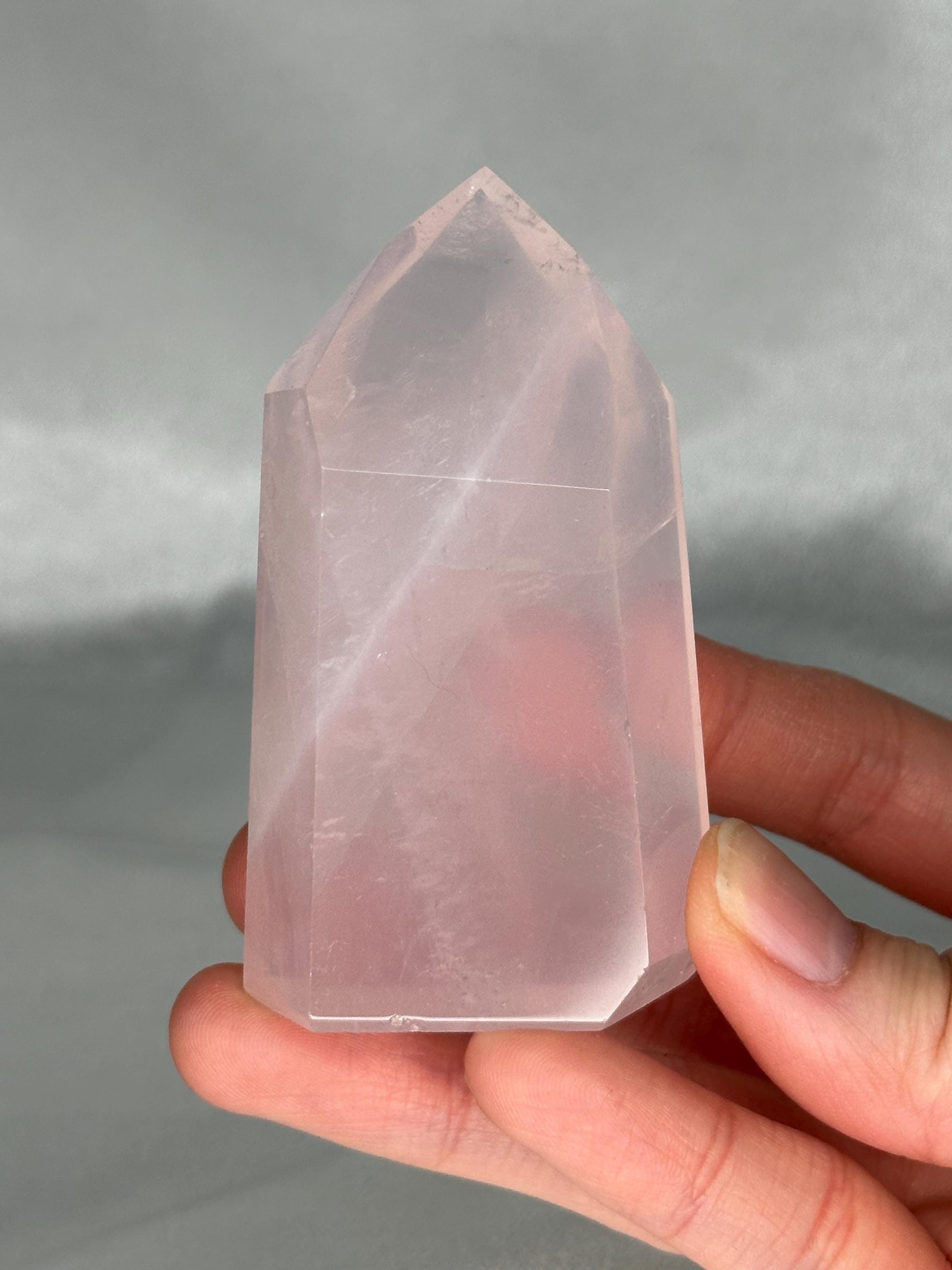 Rose Quartz Towers | YOU PICK! | Brazil | Natural Pink Crystal Point | Raw Standing Rose Quartz for Decor, Energy Work & Crystal Collectors