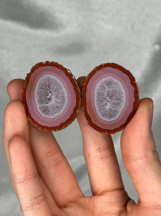 Zhanguo Agate Specimen | Natural Chinese Zhanguo Agate Stone | Banded Mineral Display Piece | Collector Showcase Decorative Accent