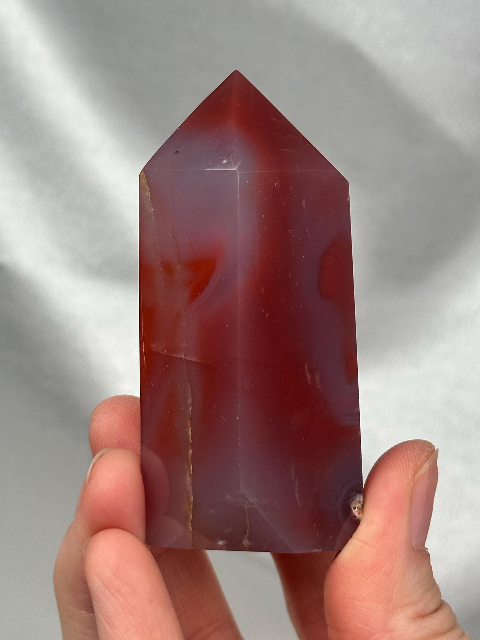 Swazi Agate Tower | Natural Banded Agate Crystal Point | Polished Standing Mineral Specimen for Collectors & Display
