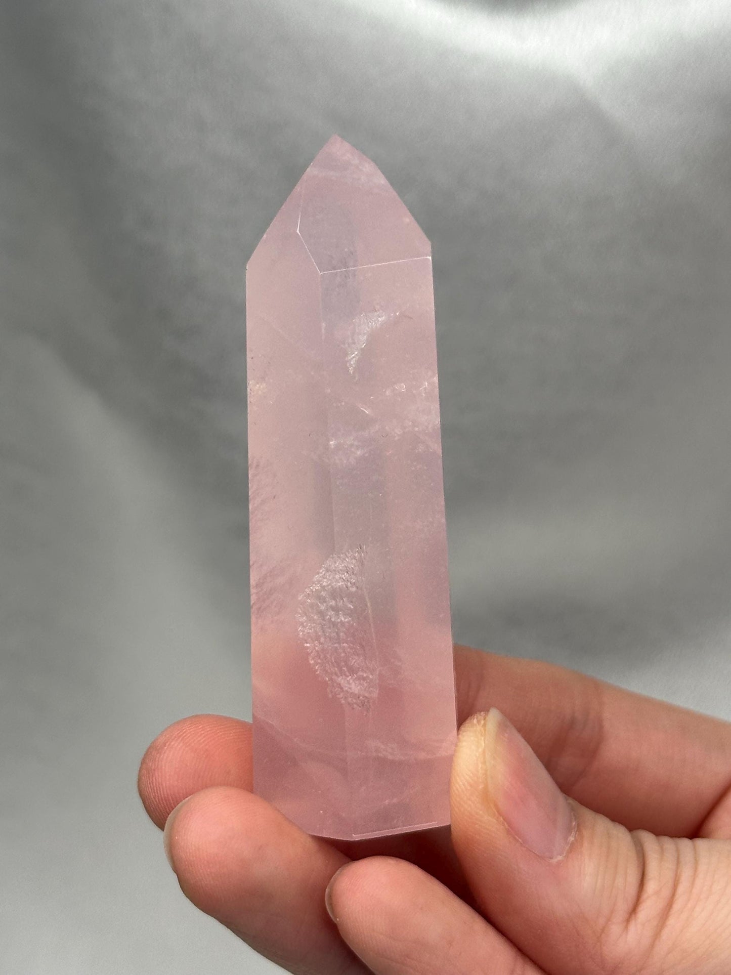 Rose Quartz Towers | YOU PICK! | Brazil | Natural Pink Crystal Point | Raw Standing Rose Quartz for Decor, Energy Work & Crystal Collectors
