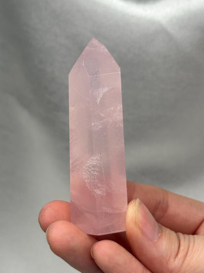 Rose Quartz Towers | YOU PICK! | Brazil | Natural Pink Crystal Point | Raw Standing Rose Quartz for Decor, Energy Work & Crystal Collectors