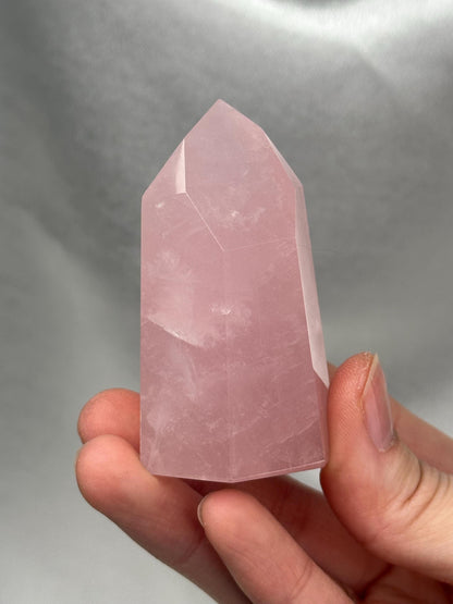 Rose Quartz Towers | YOU PICK! | Brazil | Natural Pink Crystal Point | Raw Standing Rose Quartz for Decor, Energy Work & Crystal Collectors