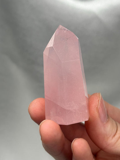 Rose Quartz Towers | YOU PICK! | Brazil | Natural Pink Crystal Point | Raw Standing Rose Quartz for Decor, Energy Work & Crystal Collectors