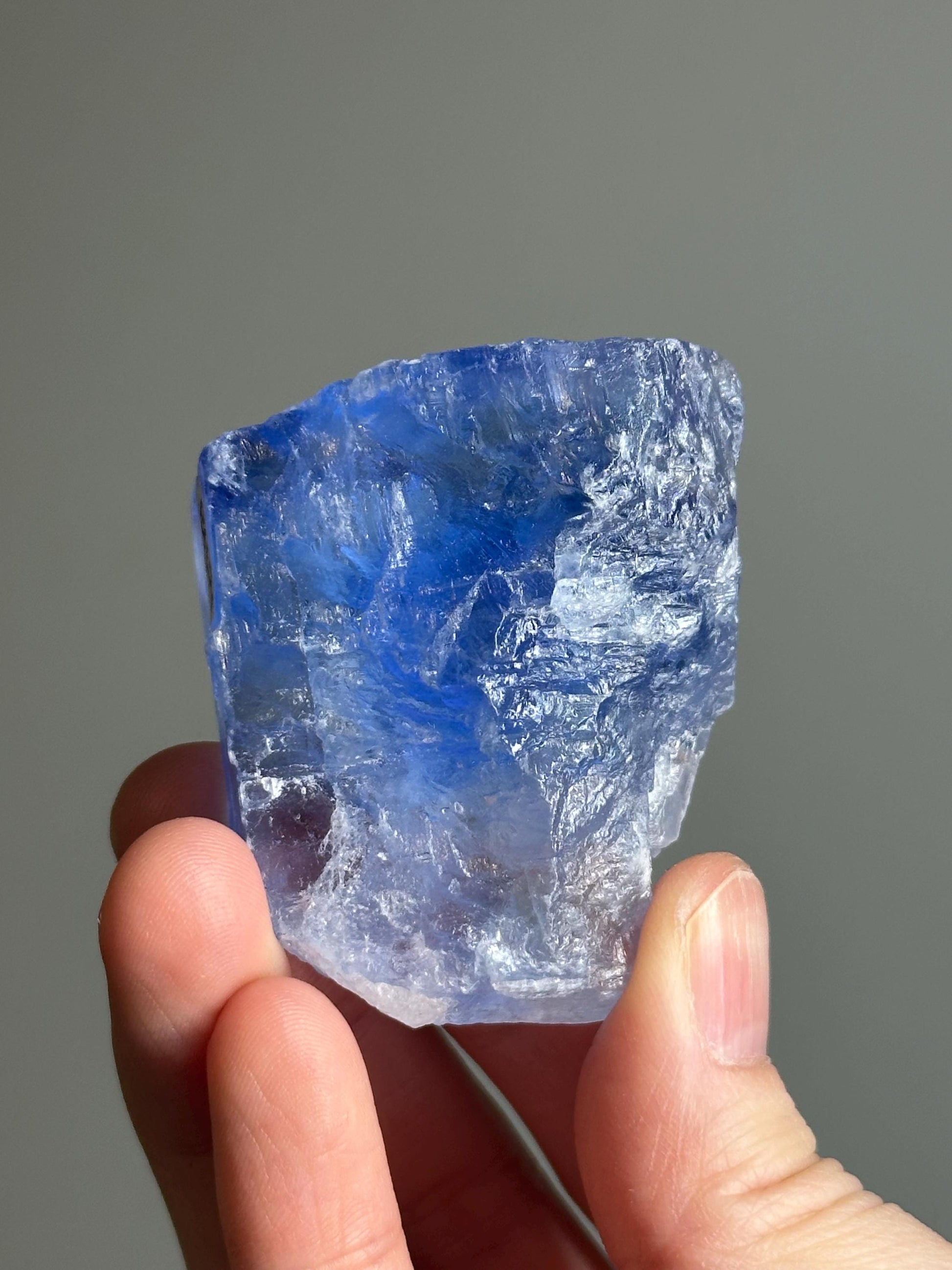 Blue Halite – Natural Crystal Specimen from Turkey – Rare Cleansing Mineral for Energetic Purification, Clarity & High-Vibration Display