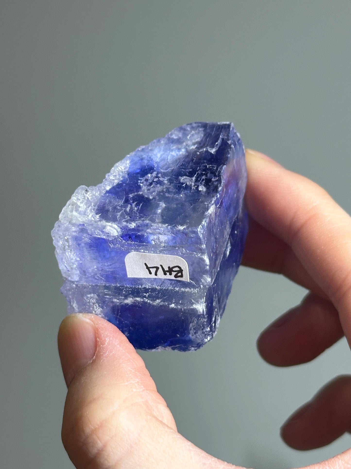 Blue Halite – Natural Crystal Specimen from Turkey – Rare Cleansing Mineral for Energetic Purification, Clarity & High-Vibration Display