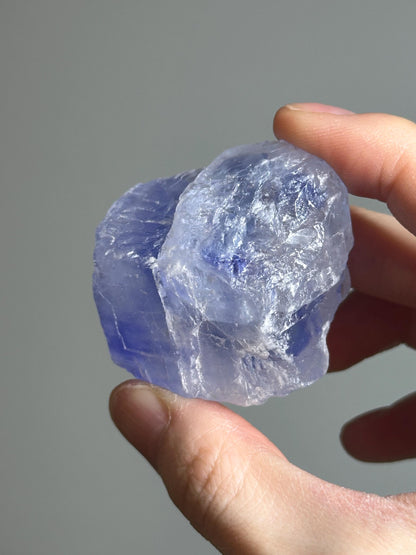 Blue Halite – Natural Crystal Specimen from Turkey – Rare Cleansing Mineral for Energetic Purification, Clarity & High-Vibration Display