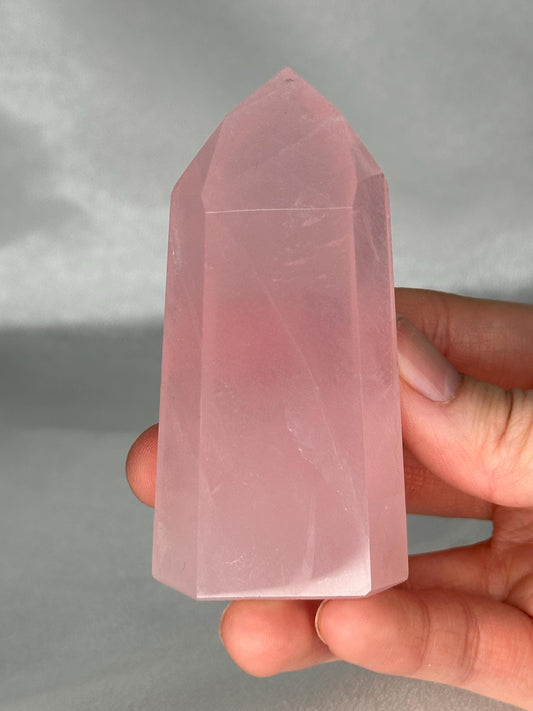 Rose Quartz Towers | YOU PICK! | Brazil | Natural Pink Crystal Point | Raw Standing Rose Quartz for Decor, Energy Work & Crystal Collectors