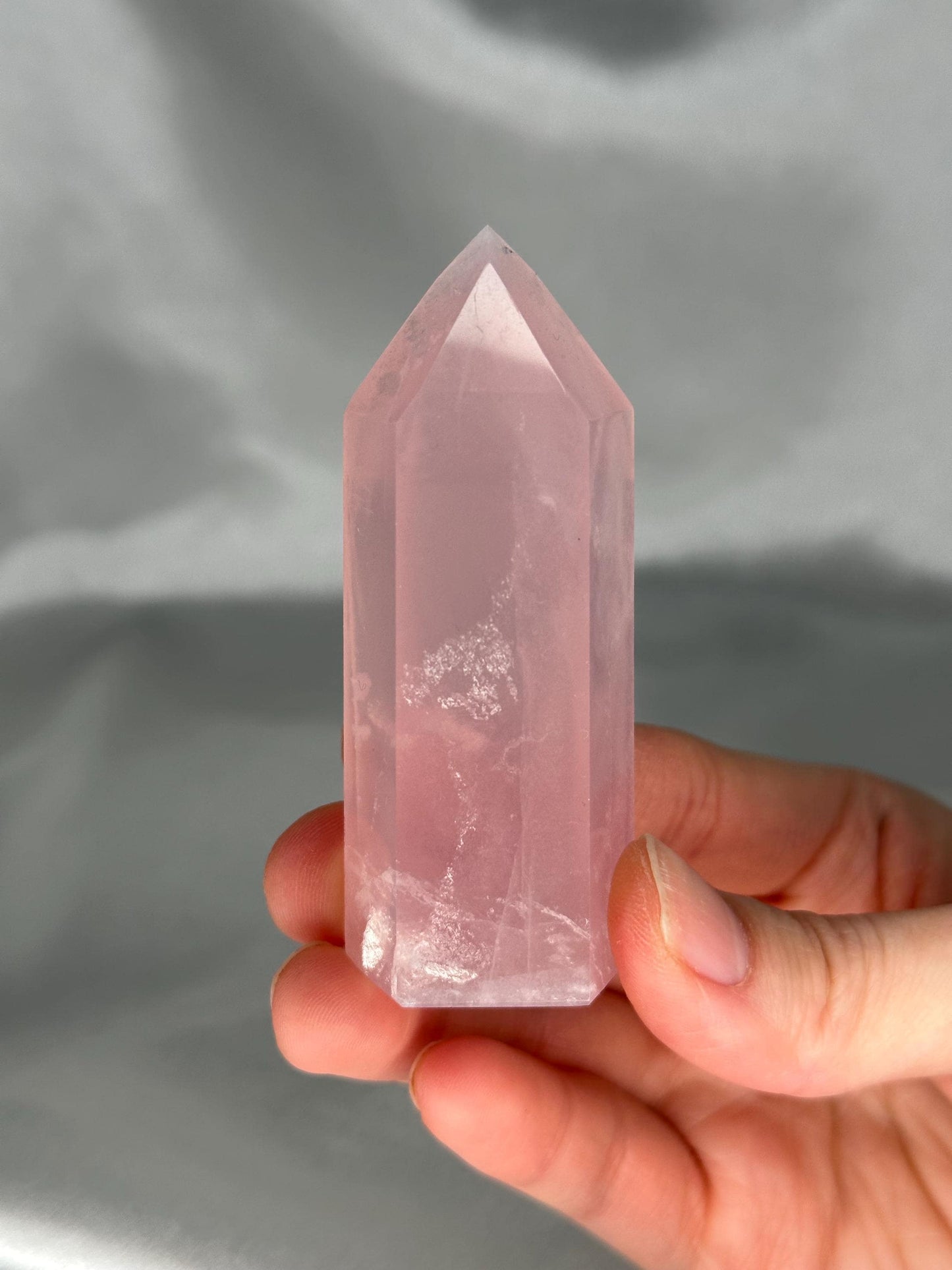 Rose Quartz Towers | YOU PICK! | Brazil | Natural Pink Crystal Point | Raw Standing Rose Quartz for Decor, Energy Work & Crystal Collectors