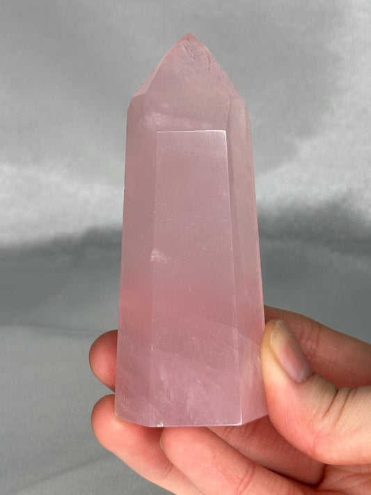 Rose Quartz Towers | YOU PICK! | Brazil | Natural Pink Crystal Point | Raw Standing Rose Quartz for Decor, Energy Work & Crystal Collectors