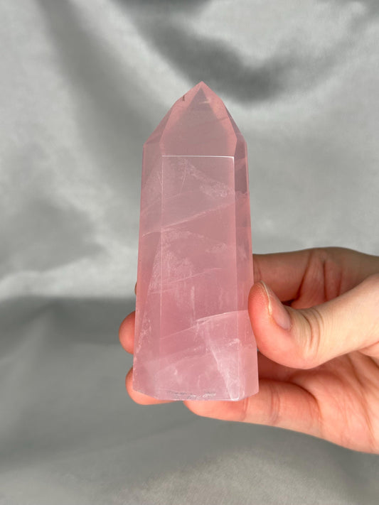 Rose Quartz Towers | YOU PICK! | Brazil | Natural Pink Crystal Point | Raw Standing Rose Quartz for Decor, Energy Work & Crystal Collectors