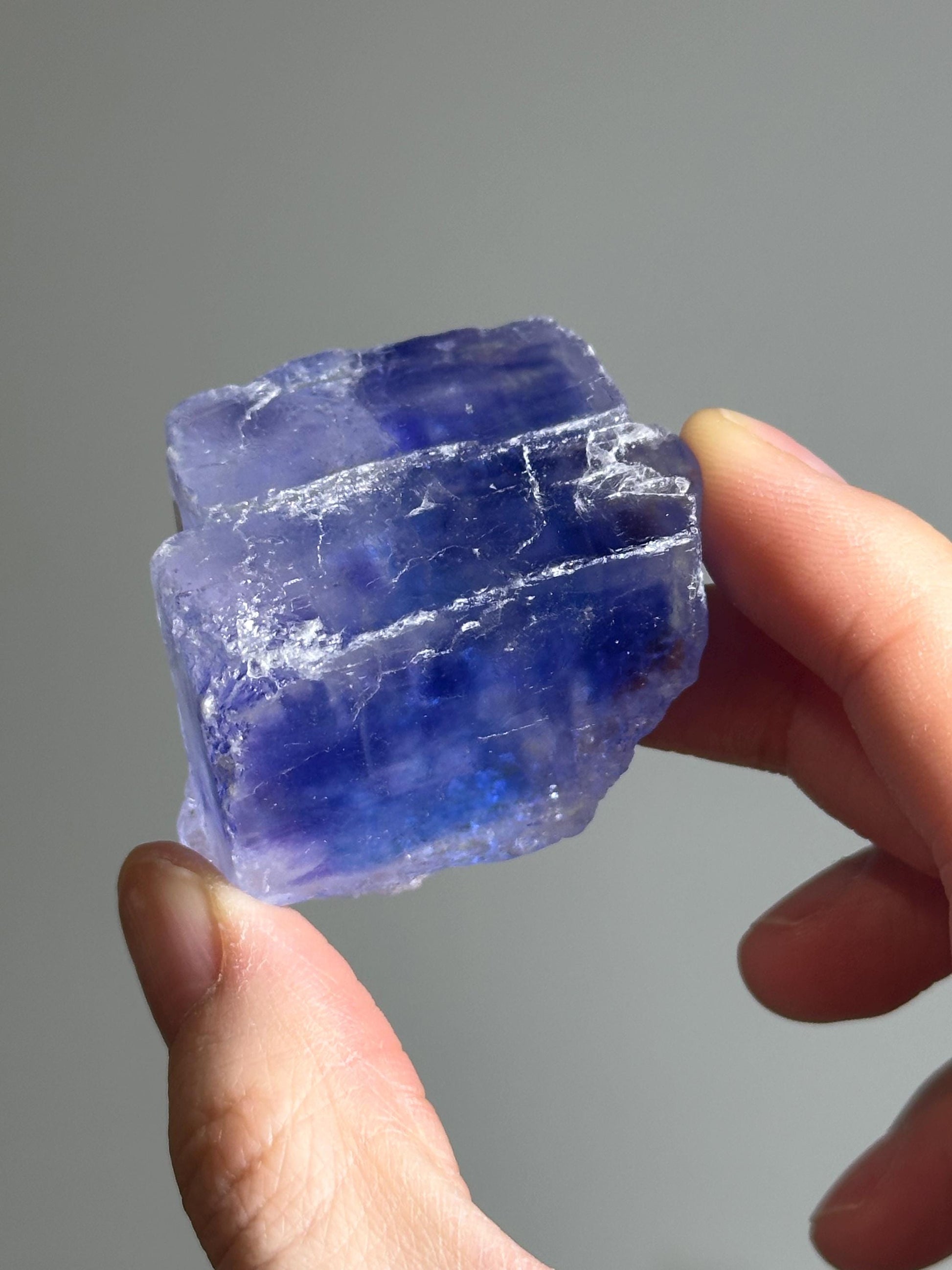 Blue Halite – Natural Crystal Specimen from Turkey – Rare Cleansing Mineral for Energetic Purification, Clarity & High-Vibration Display