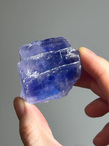 Blue Halite – Natural Crystal Specimen from Turkey – Rare Cleansing Mineral for Energetic Purification, Clarity & High-Vibration Display