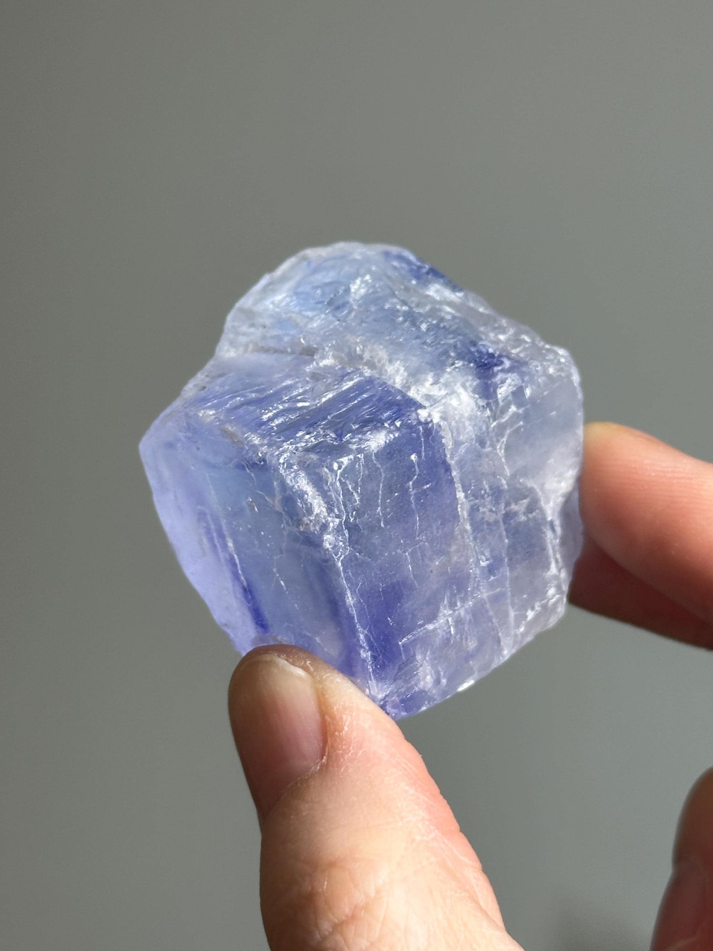 Blue Halite – Natural Crystal Specimen from Turkey – Rare Cleansing Mineral for Energetic Purification, Clarity & High-Vibration Display