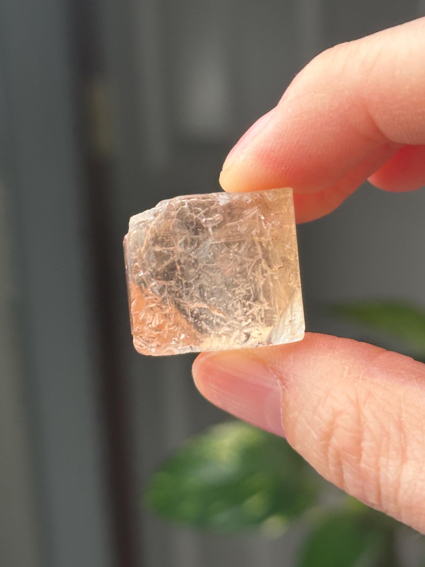 Champagne Topaz Specimen | Natural Champagne Topaz Crystal | Golden Gemstone Mineral Display Piece for Collectors Cabinet Decor