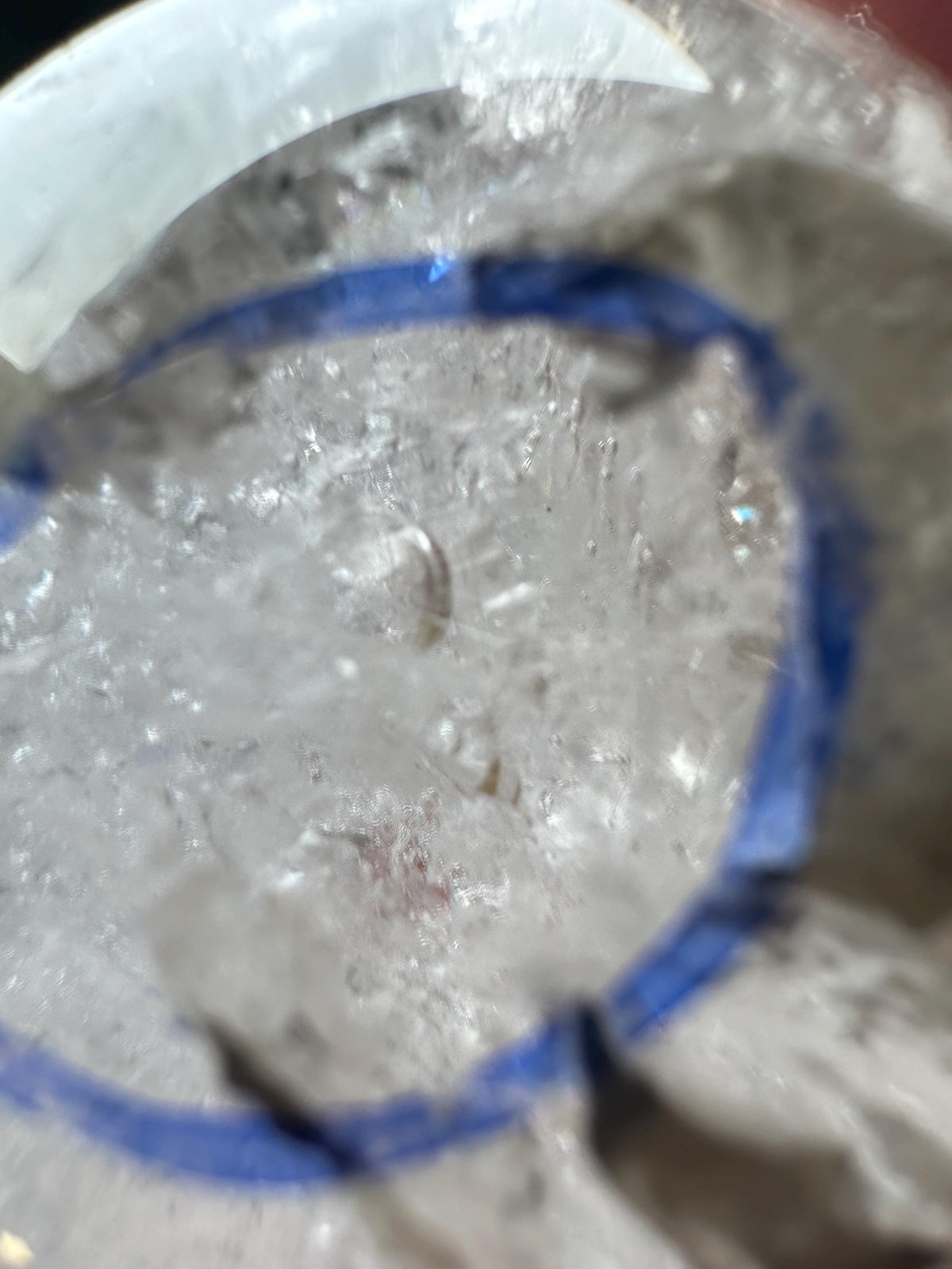 Clear Quartz Enhydro with Hematite Sphere | Natural Inclusion Quartz Crystal Ball | Rare Mineral Specimen for Collectors Display Decor