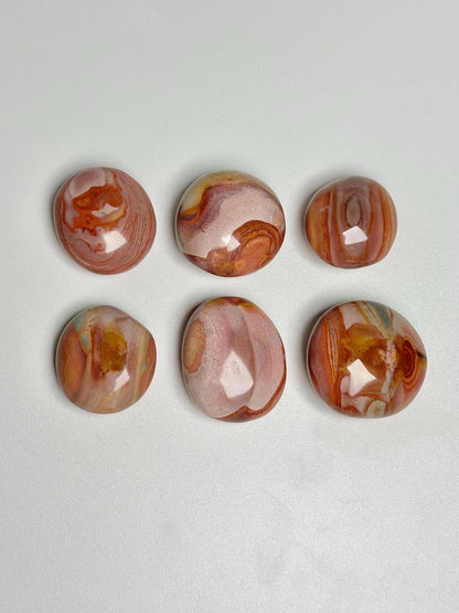Polychrome Jasper Palmstone - YOU PICK! | Colorful Stone Handheld Sculpture | Smooth Mineral Display Piece | Decorative Crystal Collectible