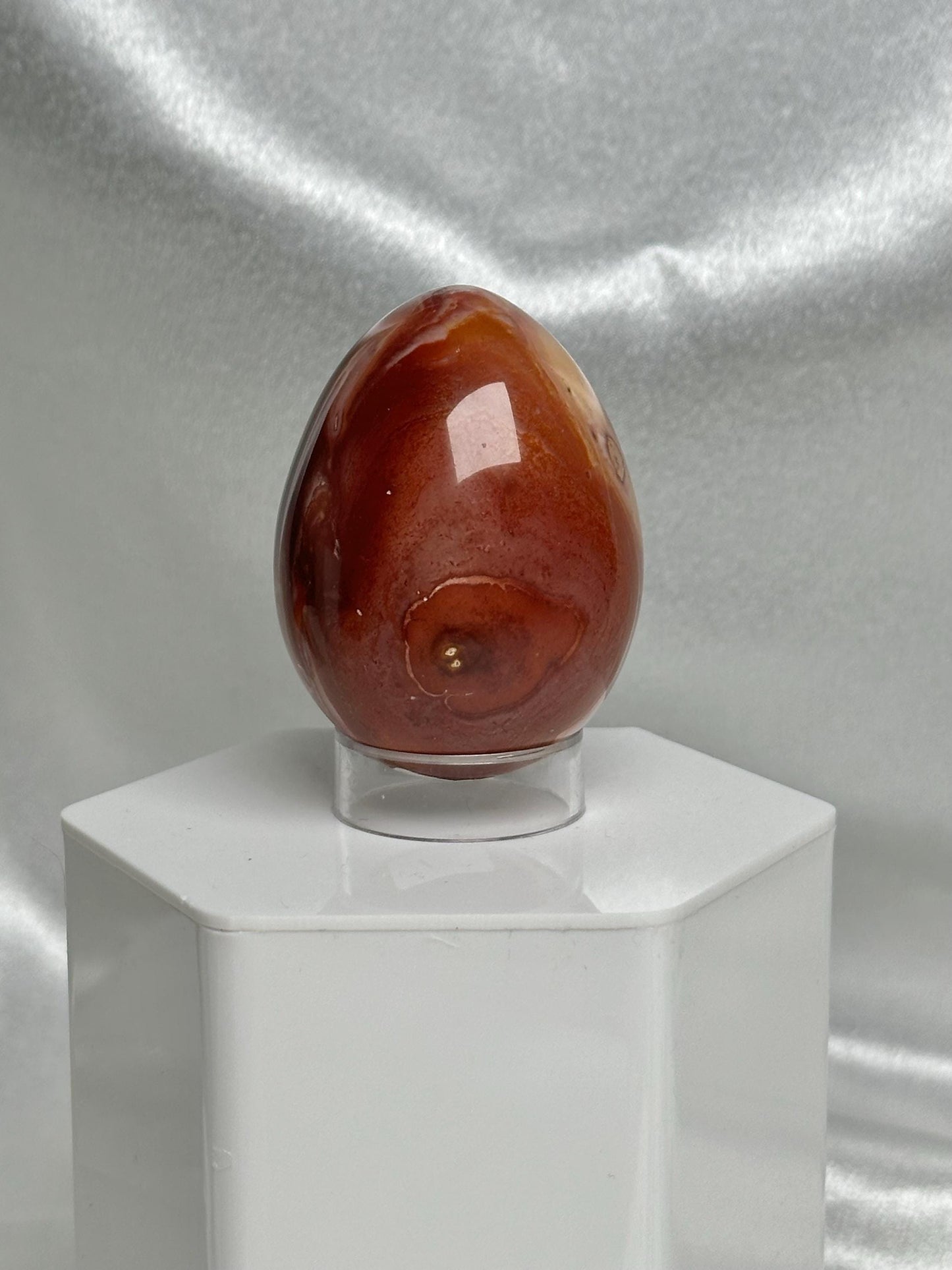 Polychrome Jasper Egg | Natural Multicolor Jasper Stone Egg Carving | Polished Mineral Specimen for Collectors Display Decor Accent