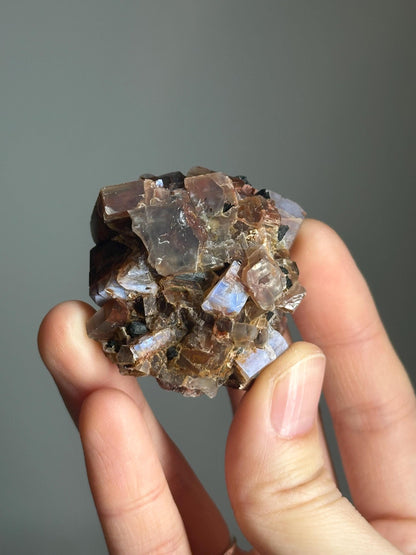 Moonstone with Aegirine Specimen | Pili Mine Chihuahua Mexico | Natural Feldspar Crystal Mineral Display Piece for Collectors Cabinet Decor