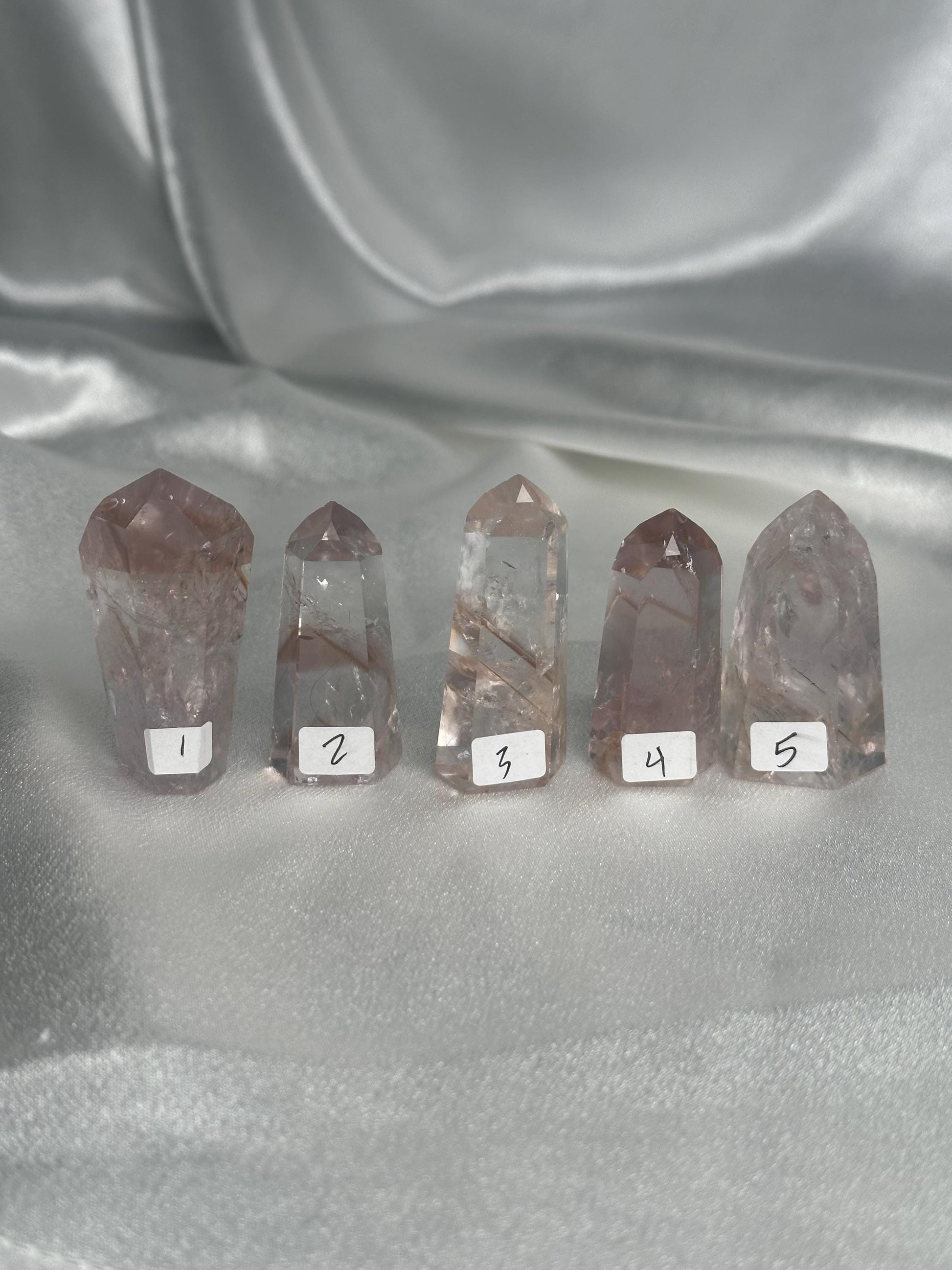 Powellite Tower UV Reactive - YOU PICK! | Natural Powellite Crystal Point | Fluorescent Mineral Specimen for Collectors Display Decor Accent