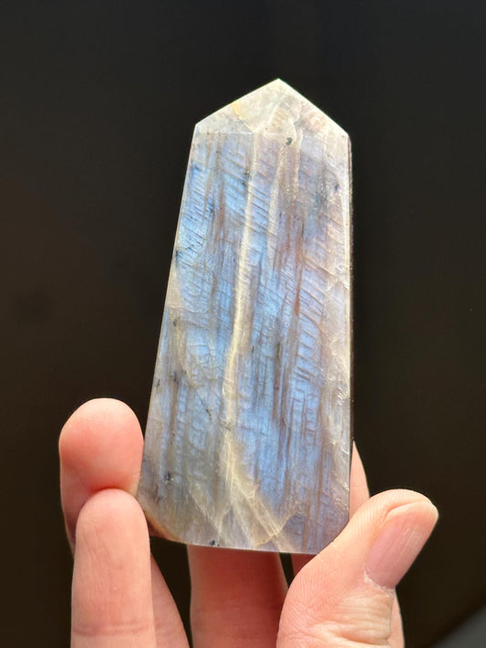 Sunstone with Moonstone Sphere | Harmonizing Crystal for Joy, Intuition, and Balance | Polished Gemstone for Gift or Display