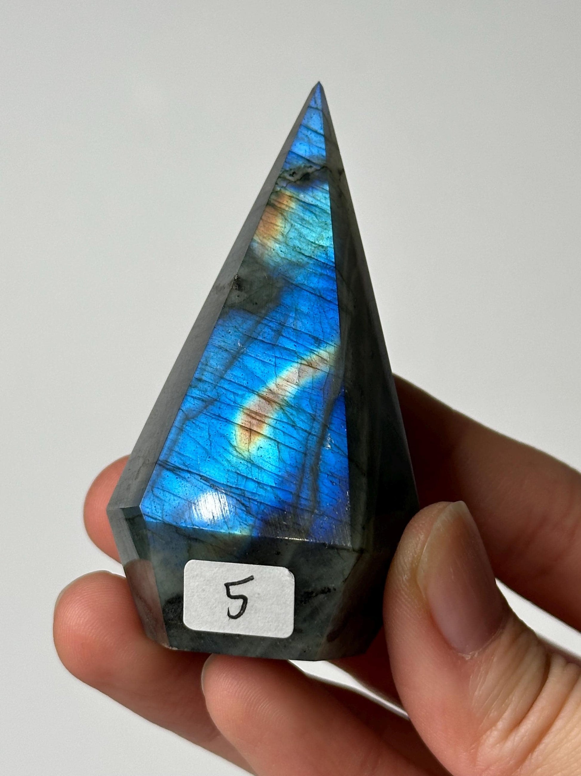 Labradorite Tower - YOU PICK | Natural Labradorite Crystal Point | Polished Flash Stone Mineral Specimen for Collectors Display Decor