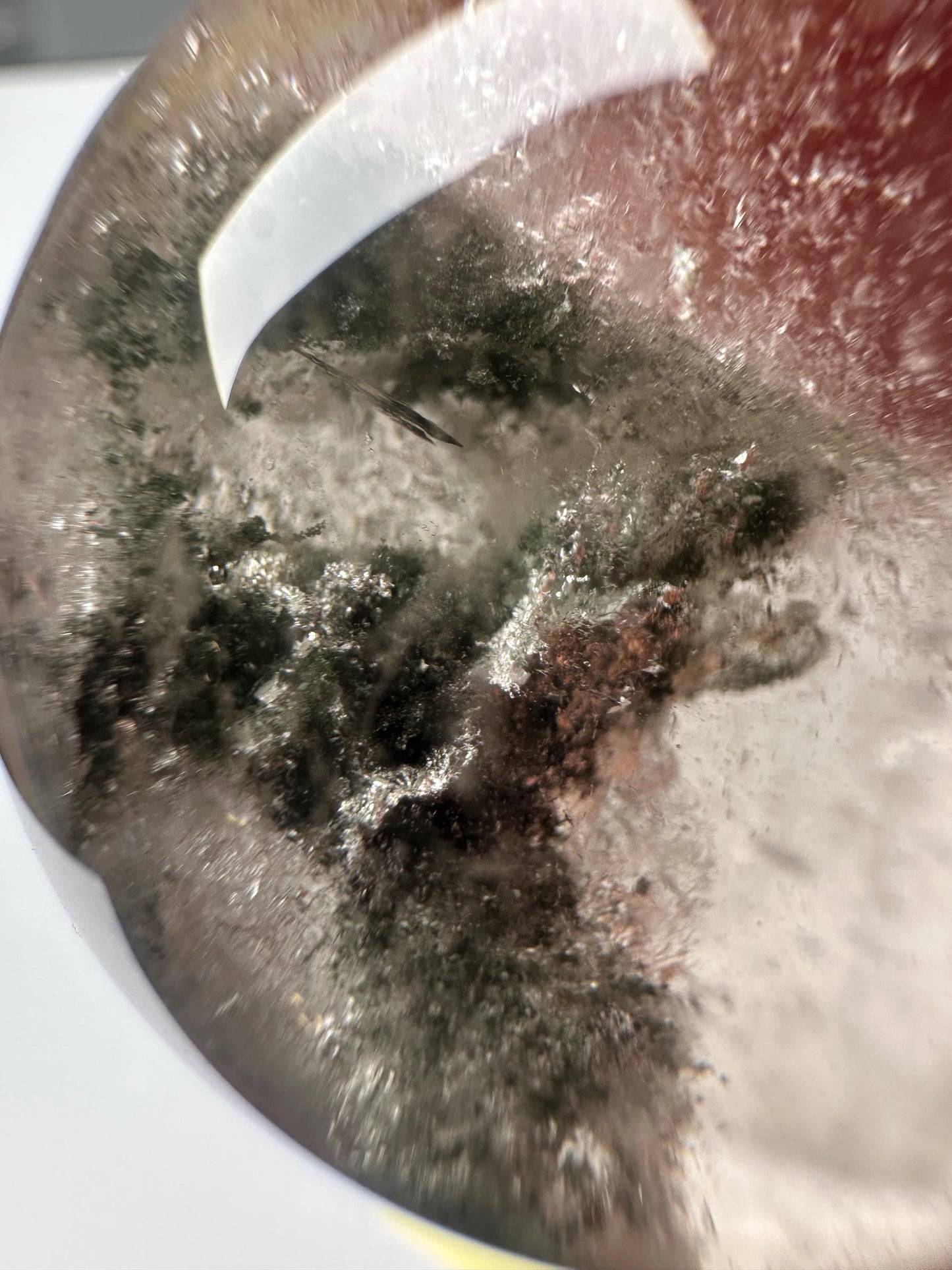 Garden Quartz Sphere | Natural Inclusion Quartz Crystal Ball | Polished Mineral Specimen for Collectors Display Decor Accent