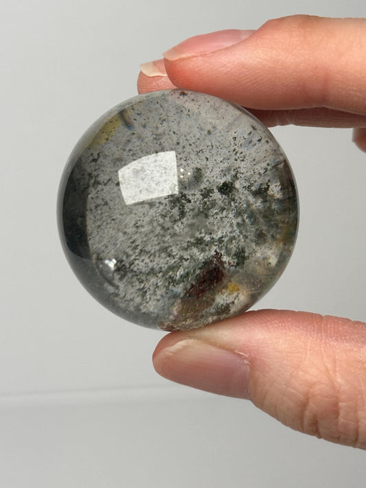 Garden Quartz Sphere | Natural Inclusion Quartz Crystal Ball | Polished Mineral Specimen for Collectors Display Decor Accent