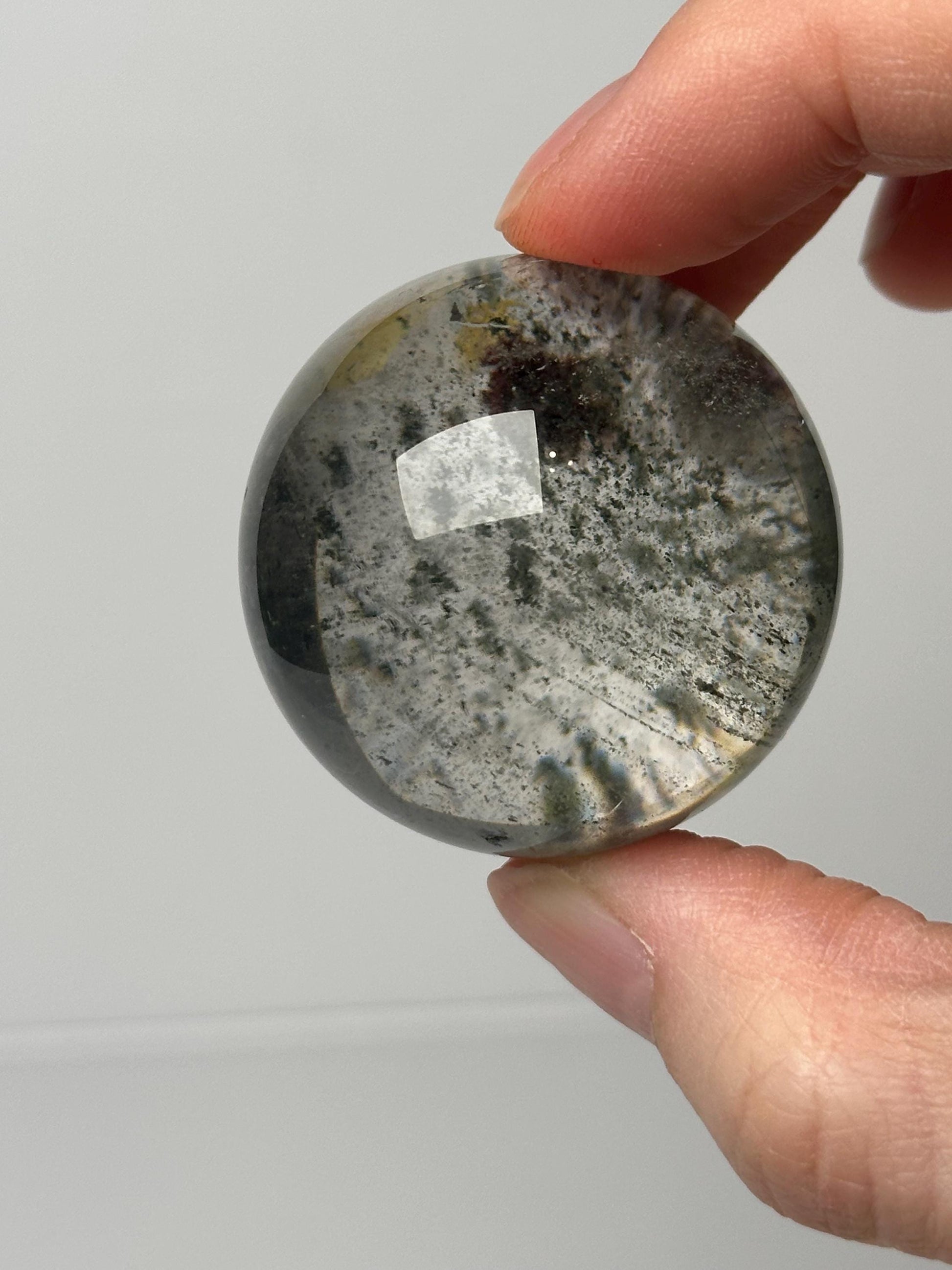 Garden Quartz Sphere | Natural Inclusion Quartz Crystal Ball | Polished Mineral Specimen for Collectors Display Decor Accent