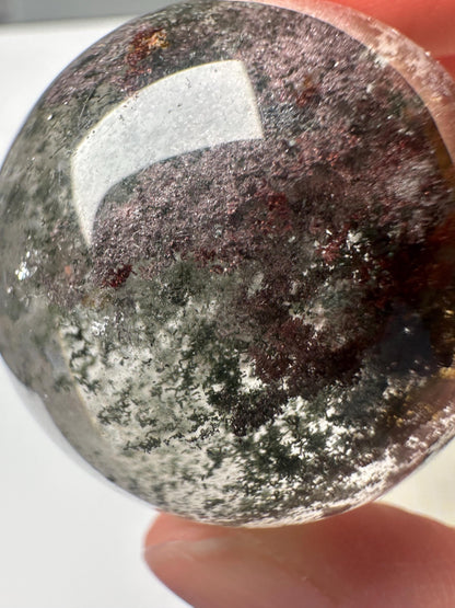 Garden Quartz Sphere | Natural Inclusion Quartz Crystal Ball | Polished Mineral Specimen for Collectors Display Decor Accent