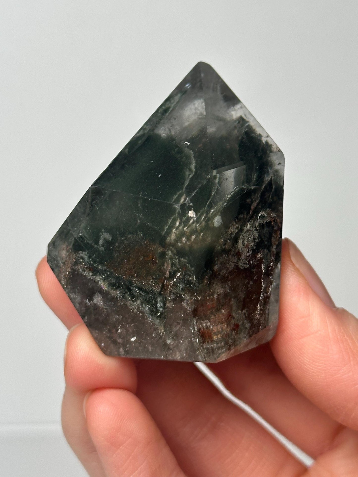 Garden Quartz Freeform | Natural Inclusion Quartz Crystal Sculpture | Polished Mineral Specimen for Collectors Display Decor Accent
