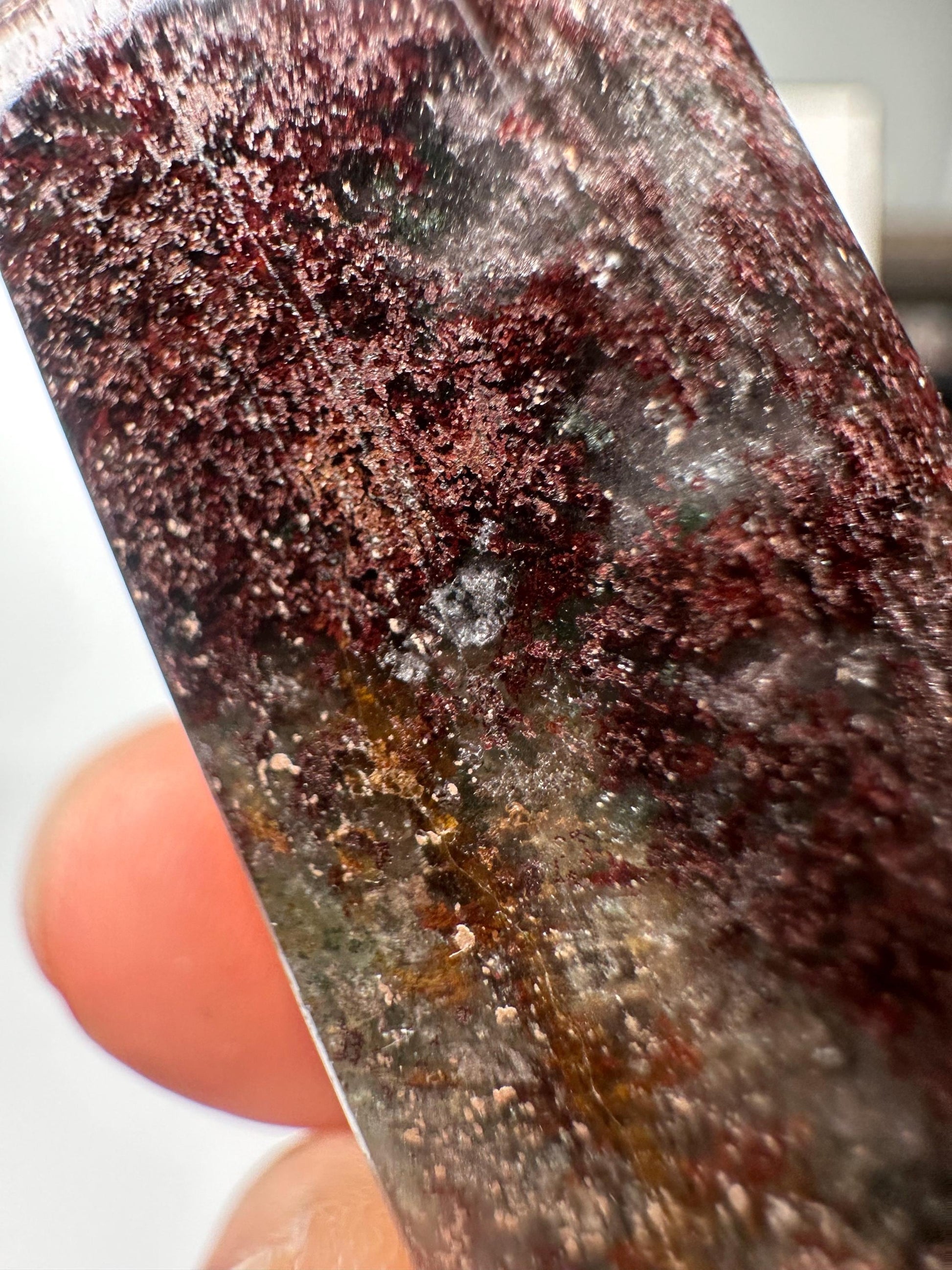 Garden Quartz Tower | Natural Inclusion Quartz Crystal Point | Polished Mineral Specimen for Collectors Display Decor Accent