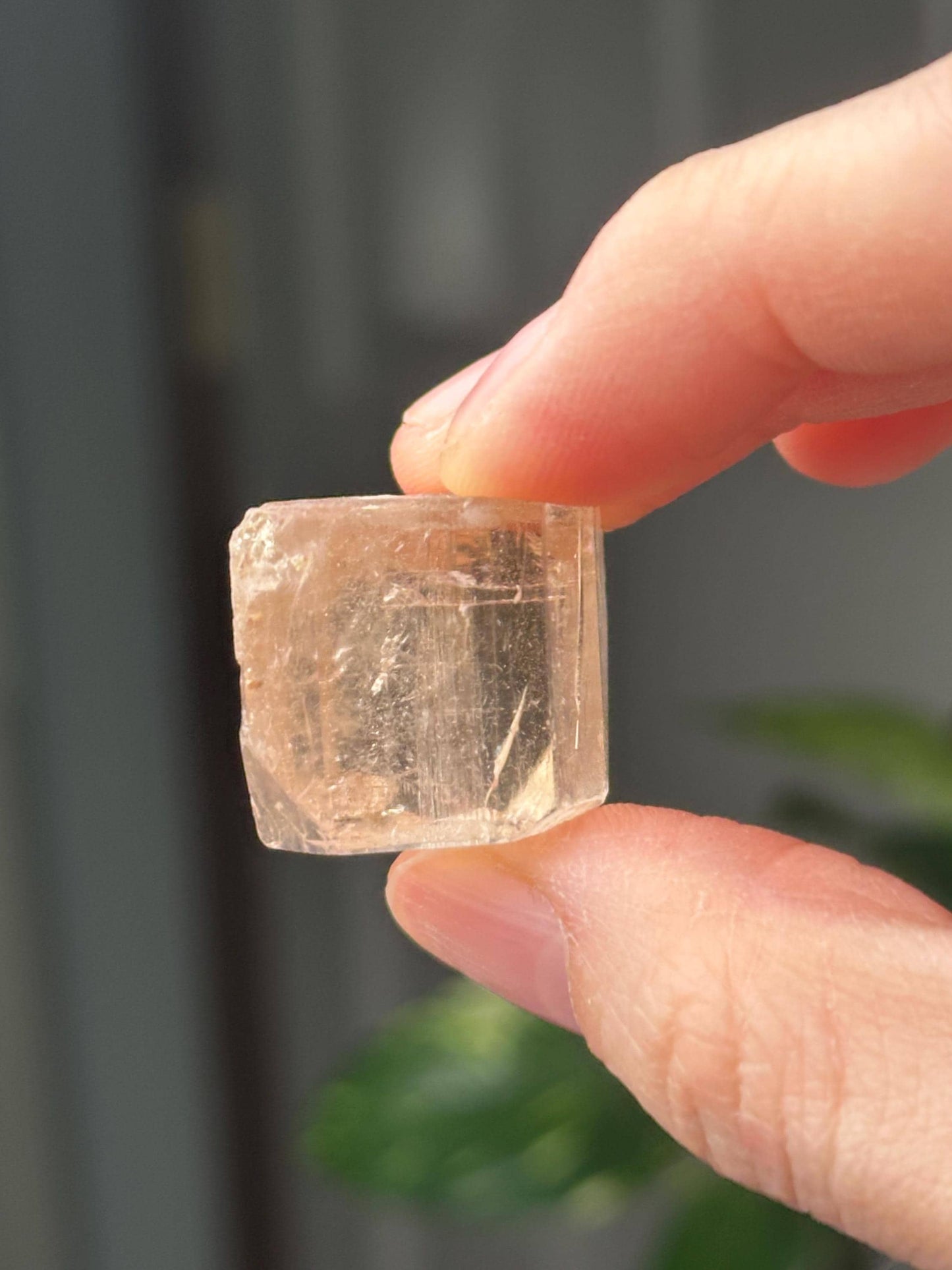 Champagne Topaz Specimen | Natural Champagne Topaz Crystal | Golden Gemstone Mineral Display Piece for Collectors Cabinet Decor