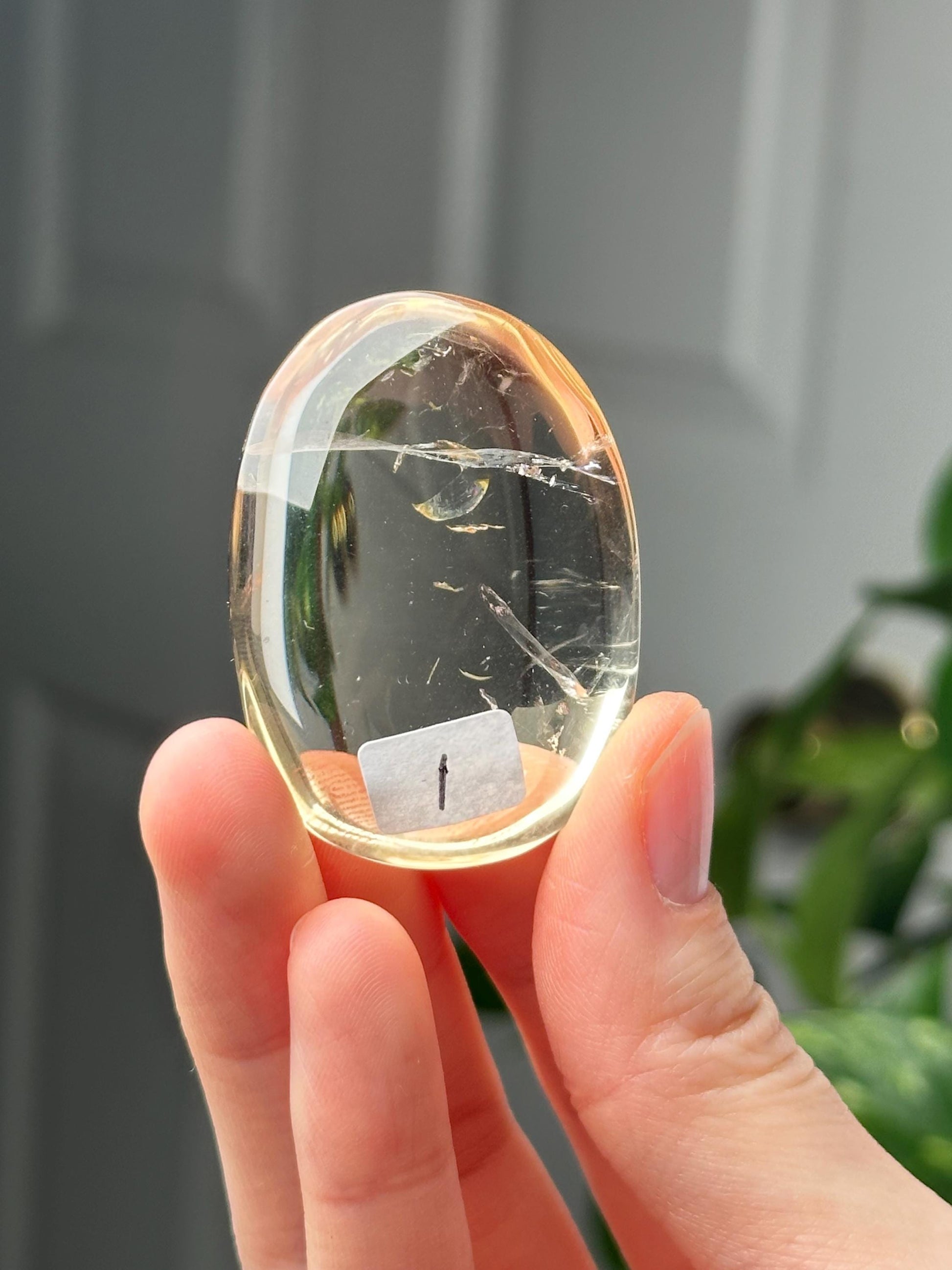 Citrine Palmstone - YOU PICK! | Natural Smoky Citrine Quartz Hand Stone | Polished Mineral Specimen Collectors Display Decor Accent