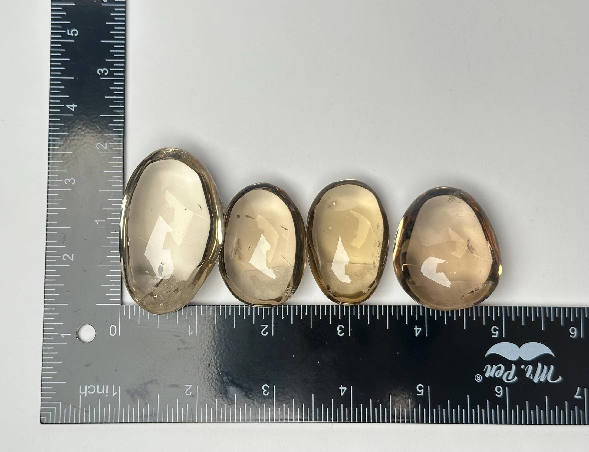 Citrine Palmstone - YOU PICK! | Natural Smoky Citrine Quartz Hand Stone | Polished Mineral Specimen Collectors Display Decor Accent
