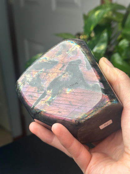 Labradorite Freeform | Natural Flashy Labradorite Carving | Polished Crystal Display Piece for Collectors & Home Decor