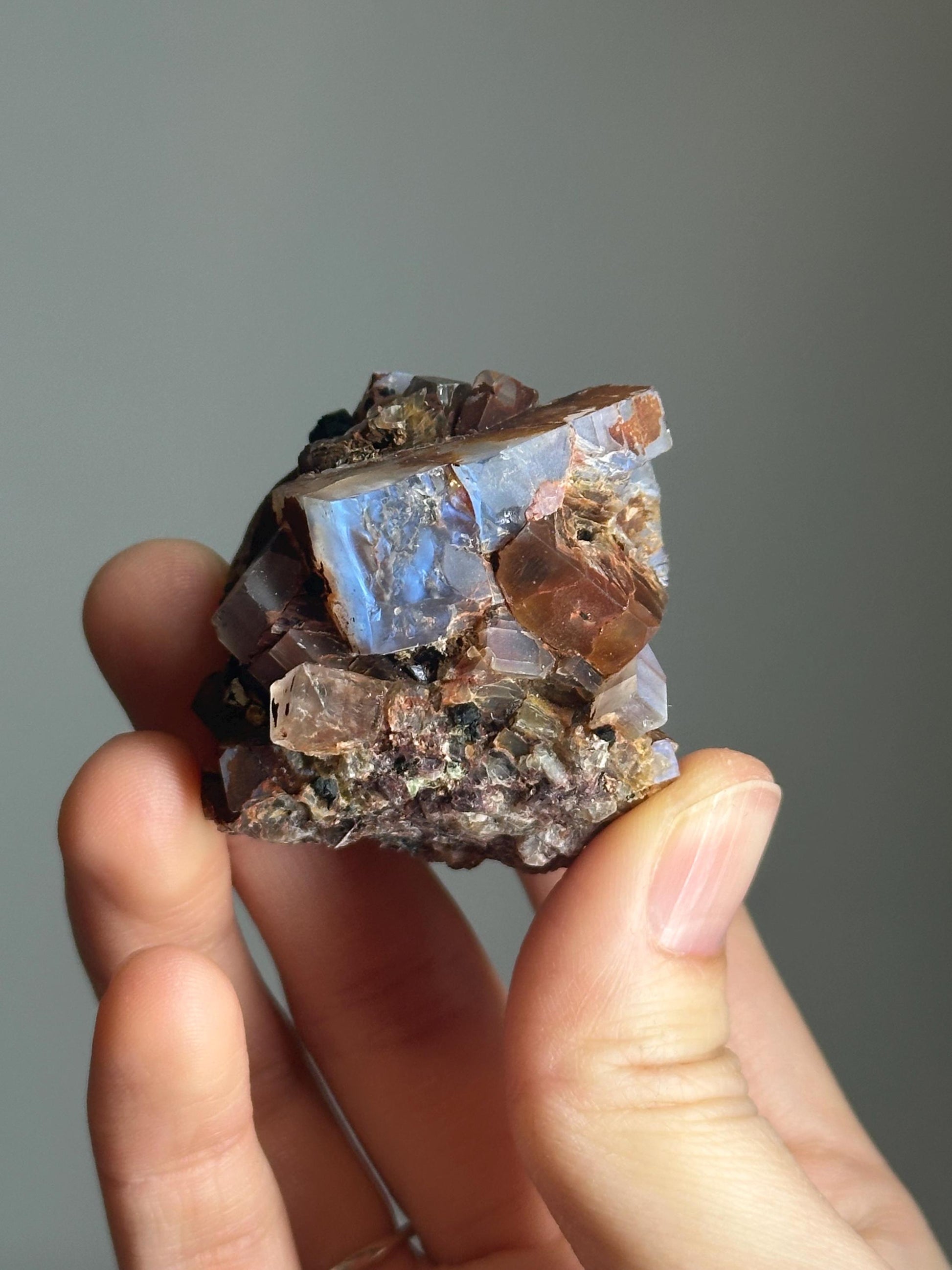 Moonstone with Aegirine Specimen | Pili Mine Chihuahua Mexico | Natural Feldspar Crystal Mineral Display Piece for Collectors Cabinet Decor