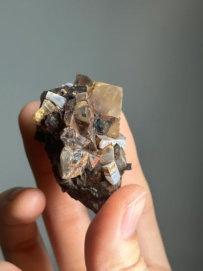 Moonstone with Aegirine Specimen | Pili Mine Chihuahua Mexico | Natural Feldspar Crystal Mineral Display Piece for Collectors Cabinet Decor
