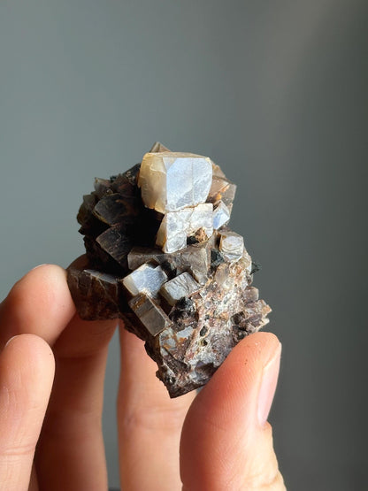 Moonstone with Aegirine Specimen | Pili Mine Chihuahua Mexico | Natural Feldspar Crystal Mineral Display Piece for Collectors Cabinet Decor
