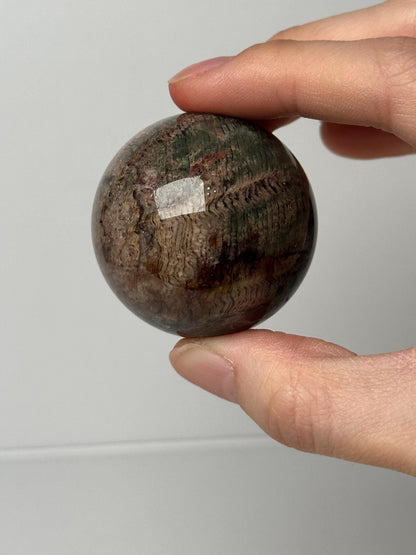 Garden Quartz Sphere | Natural Inclusion Quartz Crystal Ball | Polished Mineral Specimen for Collectors Display Decor Accent