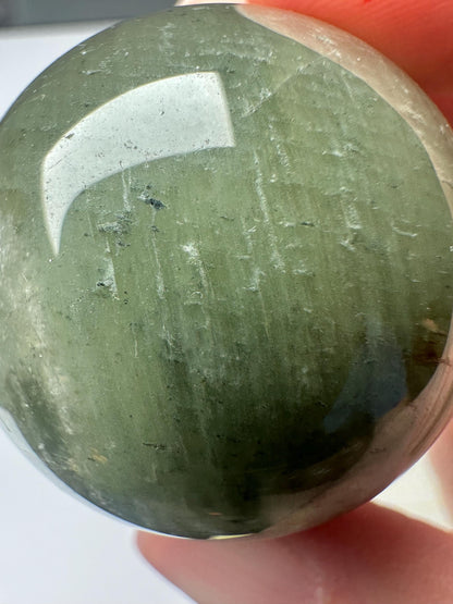 Garden Quartz Sphere | Natural Inclusion Quartz Crystal Ball | Polished Mineral Specimen for Collectors Display Decor Accent