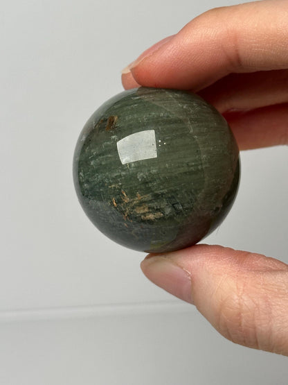 Garden Quartz Sphere | Natural Inclusion Quartz Crystal Ball | Polished Mineral Specimen for Collectors Display Decor Accent