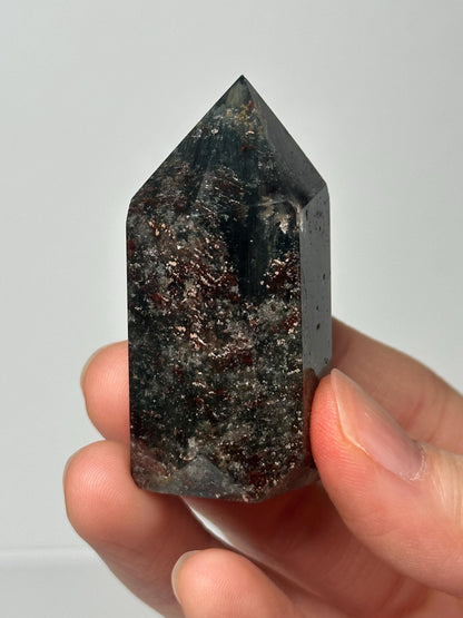 Garden Quartz Tower | Natural Inclusion Quartz Crystal Point | Polished Mineral Specimen for Collectors Display Decor Accent