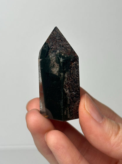 Garden Quartz Tower | Natural Inclusion Quartz Crystal Point | Polished Mineral Specimen for Collectors Display Decor Accent
