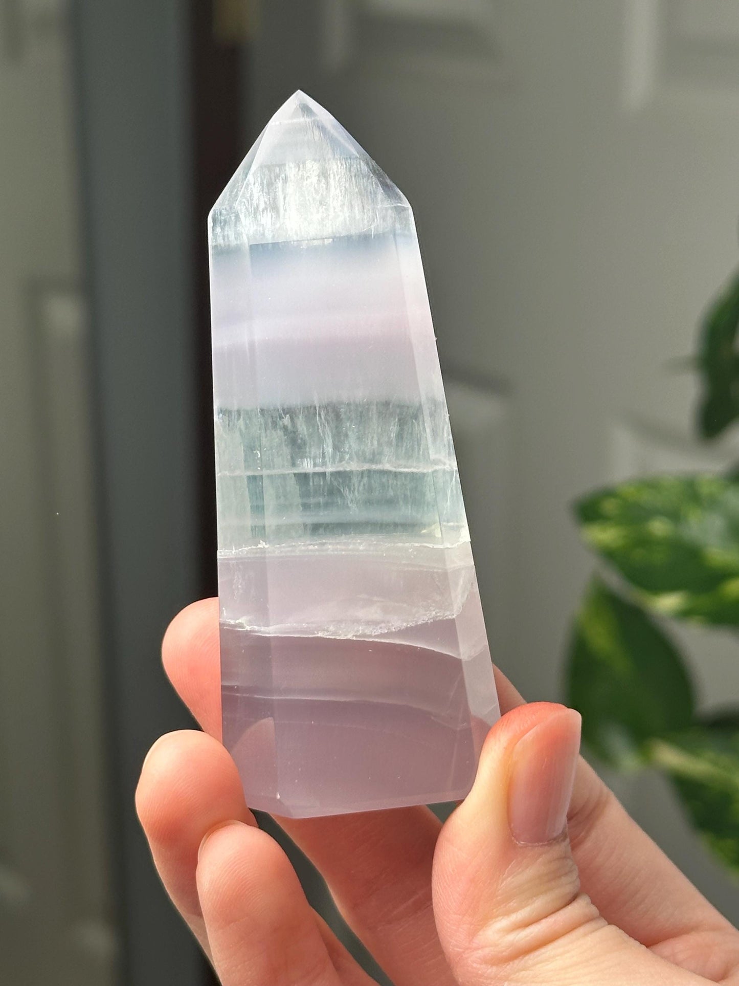 Yttrium Fluorite Tower - YOU PICK! | Natural Fluorite Crystal Point | Polished Mineral Specimen Collectors Display Decor Accent