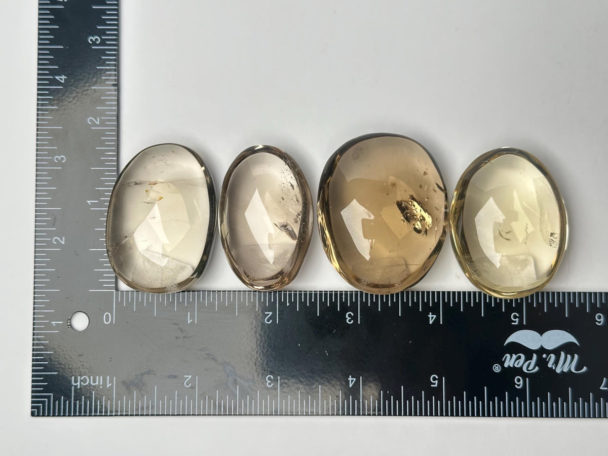 Citrine Palmstone - YOU PICK! | Natural Smoky Citrine Quartz Hand Stone | Polished Mineral Specimen Collectors Display Decor Accent