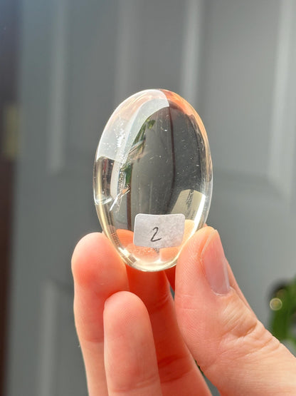 Citrine Palmstone - YOU PICK! | Natural Smoky Citrine Quartz Hand Stone | Polished Mineral Specimen Collectors Display Decor Accent