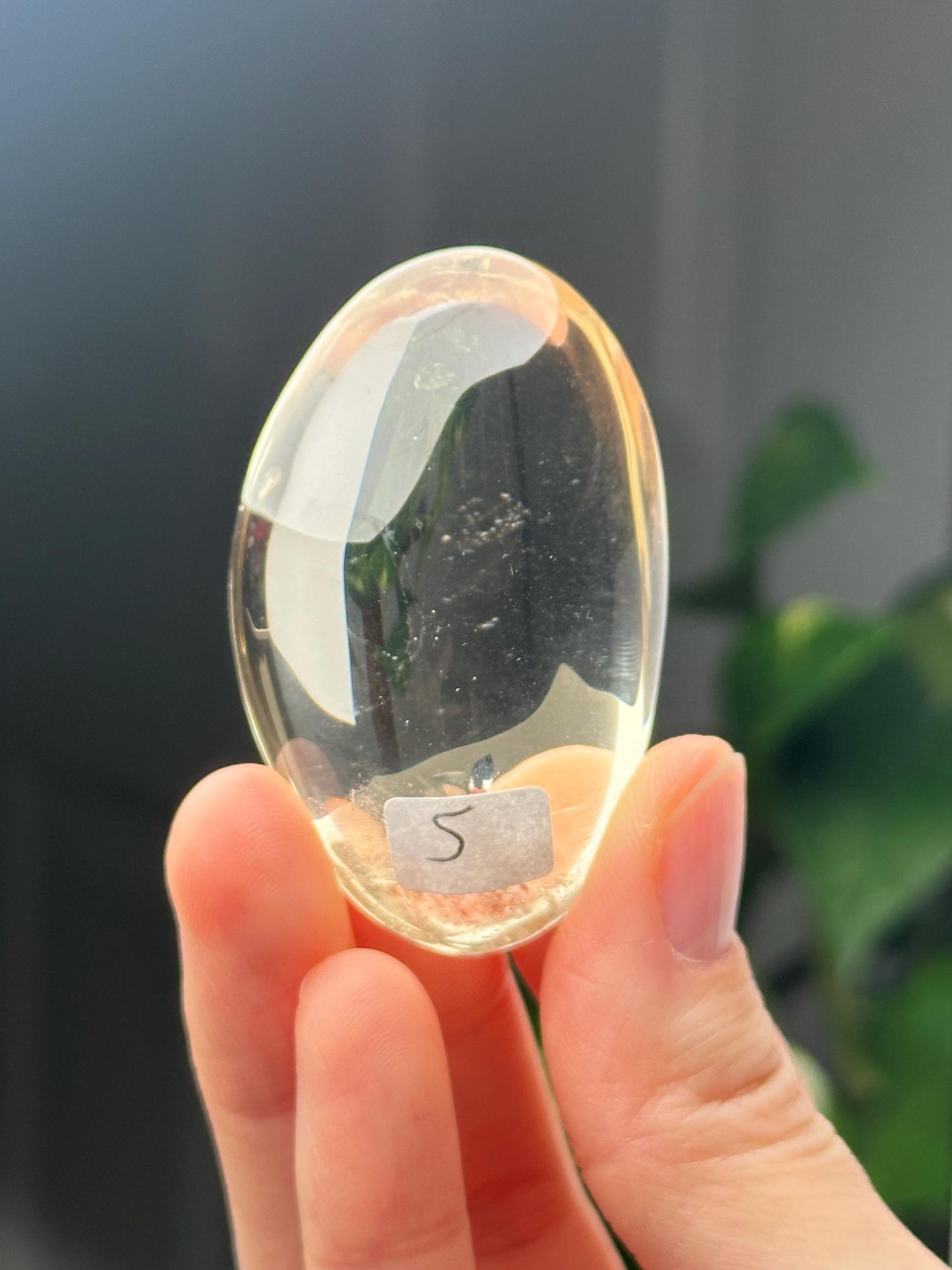 Citrine Palmstone - YOU PICK! | Natural Smoky Citrine Quartz Hand Stone | Polished Mineral Specimen Collectors Display Decor Accent